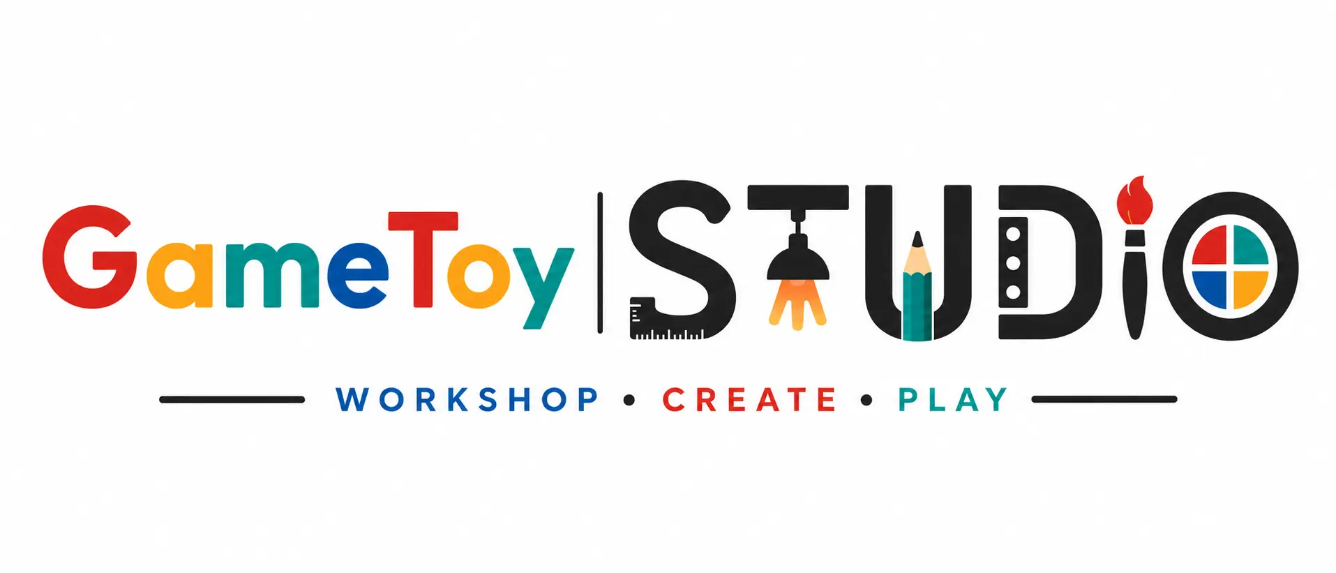 Gametoystudio Logo Rectangle In White Background