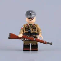Battle Wounded Polish Infantry (warsaw Uprising) Wwii Custom Printed Brick Block Figure