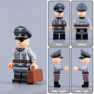 Claus Von Stauffenberg (operation Valkyrie) Ww2 Custom Printed Brick Block Figure