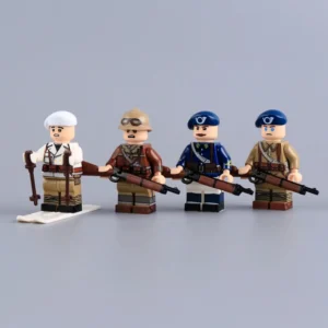French Alpine Troops (chasseurs Alpins) Ww2 Custom Printed Brick Block Figure