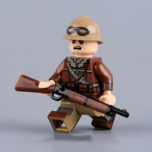French Mountain Infantry Alpine Troop (winter Gear Variant) Ww2 Custom Printed Brick Block Figure
