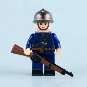 French Resistance (forces Of The Interior) Rifleman Ww2 Custom Printed Brick Block Figure
