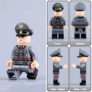 German Field Marshal Walter Model Ww2 Custom Printed Brick Block Figure