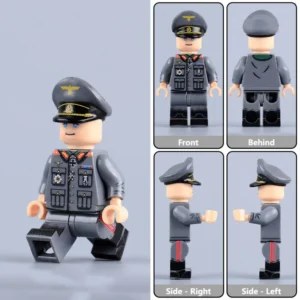 German General Of The Infantry Hans Krebs Wwii Custom Printed Brick Block Figure