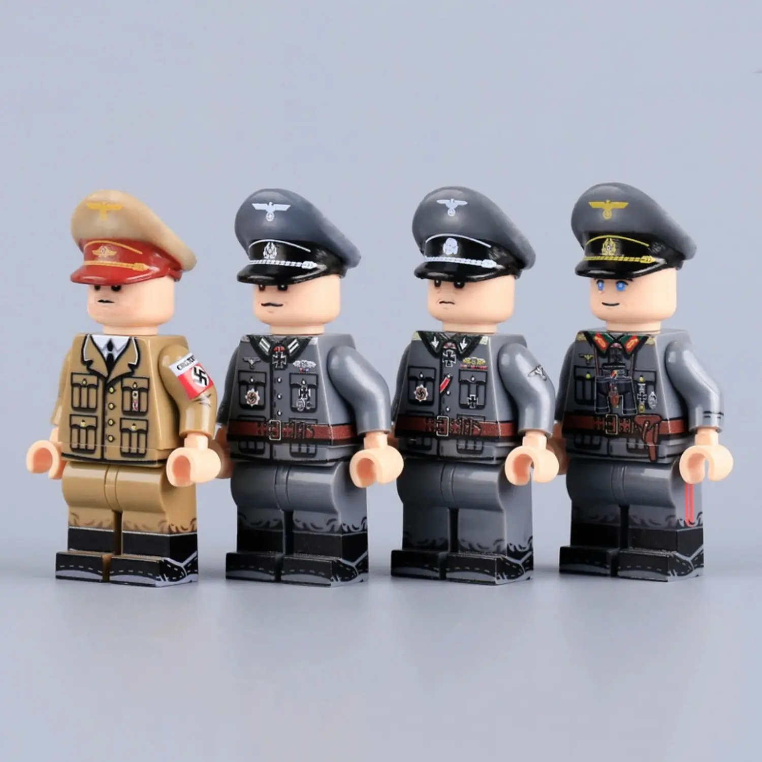 German High Command & Officials Ww2 Custom Printed Brick Block Figure