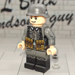 German Infantry Sergeant (mp40 Squad Leader) (wwii) Custom Printed Brick Block Figure