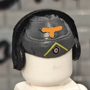 German M38 Overseas Cap (schiffchen) With Integrated Radio Headset Signals (nachrichten) For Infantry Wwii Custom 3d Printed Miniature Accessory Parts Pieces For Brick Block Figures