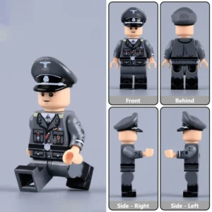 German Official Ernst Kaltenbrunner Wwii Custom Printed Brick Block Figure
