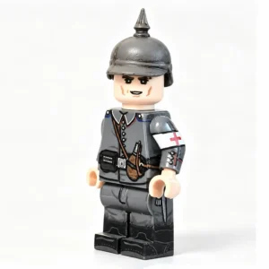 Imperial German Combat Medic (early War) Wwi Custom Printed Brick Block Figure