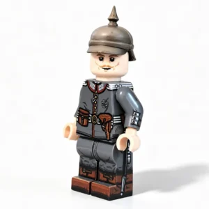 Imperial German Guards Lieutenant (1914) Wwi Custom Printed Brick Block Figure