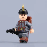 Imperial German (prussian) Officer Wwi Custom Printed Brick Block Figure