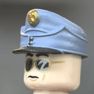 M1916 Feldkappe (austro Hungarian Wwi Officer Field Cap) Sand Blue With K Cipheritem Custom 3d Printed Miniature Accessory Parts Pieces For Brick Block Figures