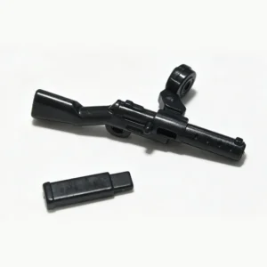 Mp18 Mp28 Submachine Gun Set (black) Custom 3d Printed Miniature Accessory Parts Pieces For Brick Block Figure