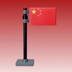 National Flag Of China (five Starred Red Flag) Assembly Custom 3d Printed Miniature Accessory Parts Pieces For Brick Block Figures
