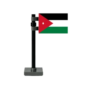 National Flag Of Jordan Assembly Custom 3d Printed Miniature Accessory Parts Pieces For Brick Block Figures