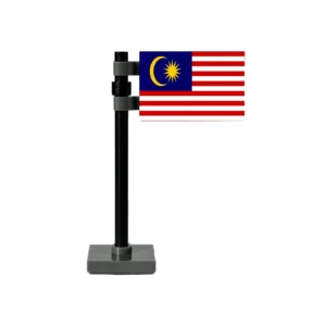 National Flag Of Malaysia (jalur Gemilang) Assembly Custom 3d Printed Miniature Accessory Parts Pieces For Brick Block Figures
