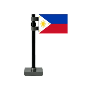 National Flag Of The Philippines Assembly Custom 3d Printed Miniature Accessory Parts Pieces For Brick Block Figures