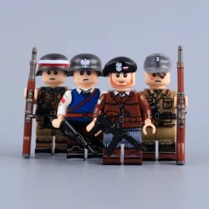 Polish Home Army Warsaw Uprising Squad (warsaw Uprising) Wwii Custom Printed Brick Block Figure