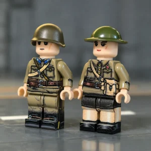 Soviet Air Defense & Female Cavalry Combo (wwii) Custom Printed Brick Block Figure
