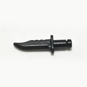 Tactical Combat Knife Survival Knife (black) Custom 3d Printed Miniature Accessory Parts Pieces For Brick Block Figures