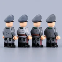 The Back Of German Operation Valkyrie Leaders Collection Ww2 Custom Printed Brick Block Figure