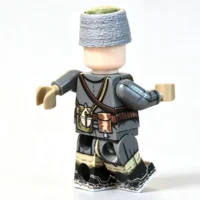 The Back Of Imperial Russian Army Private (wwi Winter) Custom Printed Brick Block Figure