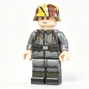 The Front Of Imperial German Mg08 15 Machine Gunner Wwi Custom Printed Brick Block Figure