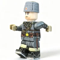 The Left Of Imperial Russian Army Private (wwi Winter) Custom Printed Brick Block Figure