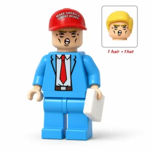 45th & 47th U.s. President Donald Trump (make America Great Again Edition) Custom Printed Brick Block Figure