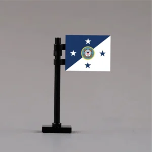 Commandant of the Coast Guard Flag Assembly - Custom 3D Printed Miniature Accessory Parts Pieces for Brick Block Figures Commandant Of The Coast Guard Flag Assembly Custom 3d Printed Miniature Accessory Parts Pieces For Brick Block Figures