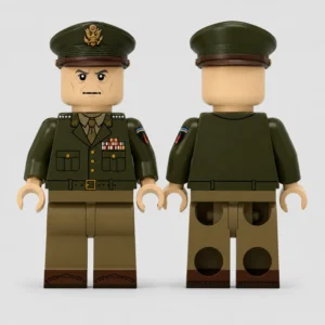 General Dwight D. Eisenhower Supreme Allied Commander WWII - Custom Printed Brick Block Figure General Dwight D. Eisenhower Supreme Allied Commander Wwii Custom Printed Brick Block Figure