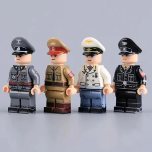 German High Command Hess, Göring & Fegelein Set Wwii Custom Printed Brick Block Figure