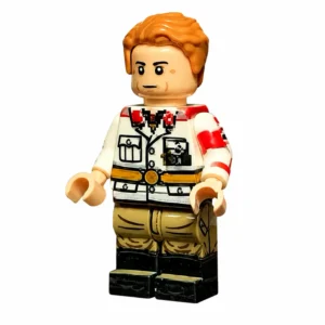 German High Ranking Officer Official (summer Uniform) Wwii Custom Printed Brick Block Figure