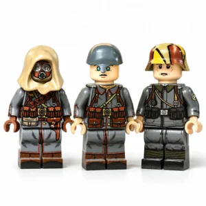 Imperial German Army Tankabwehr, Sentry & Stormtrooper Wwi Custom Printed Brick Block Figure