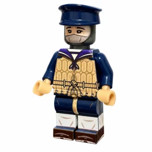 Imperial Japanese Navy (ijn) Sailor With Life Jacket (pacific Storm Series) Wwii Custom Printed Brick Block Figure