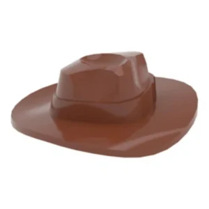 Reddish-Brown Adventurers Outback Hat - Custom 3D Printed Miniature Accessory Parts Pieces for Brick Block Figures Reddish Brown Adventurers Outback Hat Custom 3d Printed Miniature Accessory Parts Pieces For Brick Block Figures