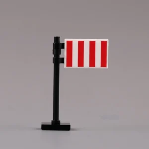 Sons Of Liberty Rebellious Stripes Flag Assembly Custom 3d Printed Miniature Accessory Parts Pieces For Brick Block Figures