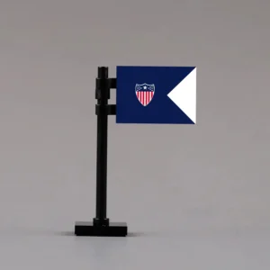 U.S. Army Adjutant Generals Corps Guidon Assembly - Custom 3D Printed Miniature Accessory Parts Pieces for Brick Block Figures U.s. Army Adjutant Generals Corps Guidon Assembly Custom 3d Printed Miniature Accessory Parts Pieces For Brick Block Figures