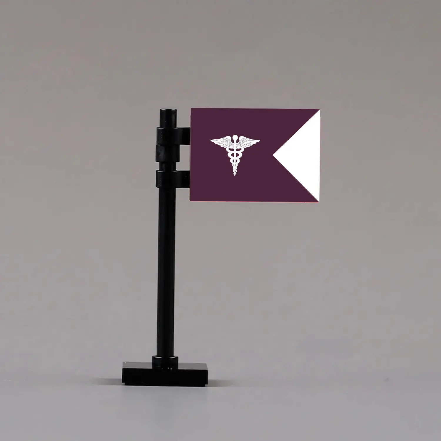 U.s. Army Medical Department Guidon Assembly Custom 3d Printed Miniature Accessory Parts Pieces For Brick Block Figures