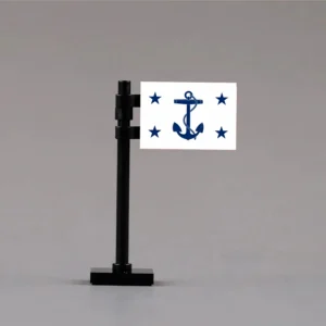 U.S. Assistant Secretary of the Navy Flag Assembly - Custom 3D Printed Miniature Accessory Parts Pieces for Brick Block Figures U.s. Assistant Secretary Of The Navy Flag Assembly Custom 3d Printed Miniature Accessory Parts Pieces For Brick Block Figures