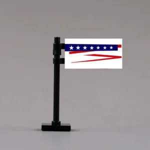 U.S. Navy Commissioning Pennant Assembly - Custom 3D Printed Miniature Accessory Parts Pieces for Brick Block Figures U.s. Navy Commissioning Pennant Assembly Custom 3d Printed Miniature Accessory Parts Pieces For Brick Block Figures