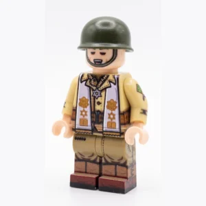 Us Army Western Front Jewish Chaplain (rabbi) Wwii Custom Printed Brick Block Figure
