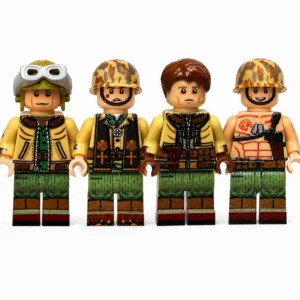 Us Military Pacific Theater Wwii Custom Printed Brick Block Figure