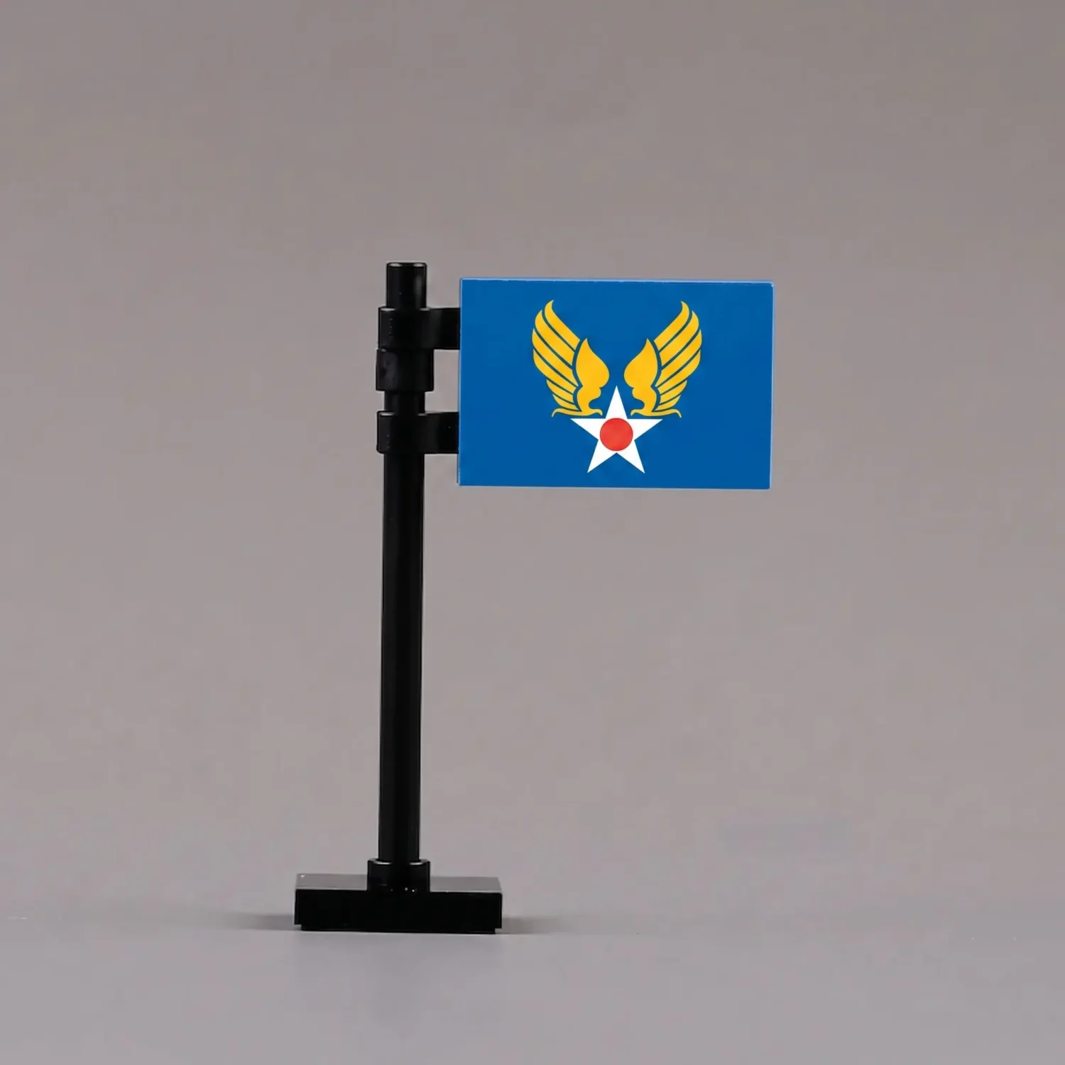 United States Army Air Forces (usaaf) Flag Assembly Custom 3d Printed Miniature Accessory Parts Pieces For Brick Block Figures