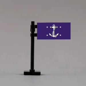 United States Secretary Of The Navy Flag Assembly Custom 3d Printed Miniature Accessory Parts Pieces For Brick Block Figures