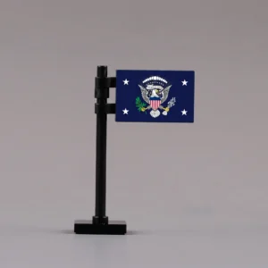Vice President of the United States Flag Assembly - Custom 3D Printed Miniature Accessory Parts Pieces for Brick Block Figures Vice President Of The United States Flag Assembly Custom 3d Printed Miniature Accessory Parts Pieces For Brick Block Figures