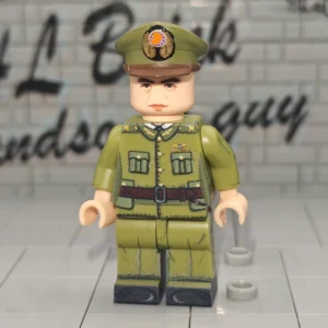 Wang Yanzhou Air Force Lieutenant Colonel Chinese Civil War Liberation War Custom Printed Brick Block Figure