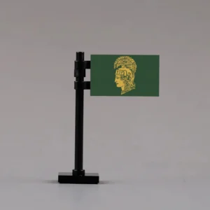 Womens Army Corps (wac) Flag Assembly Custom 3d Printed Miniature Accessory Parts Pieces For Brick Block Figures