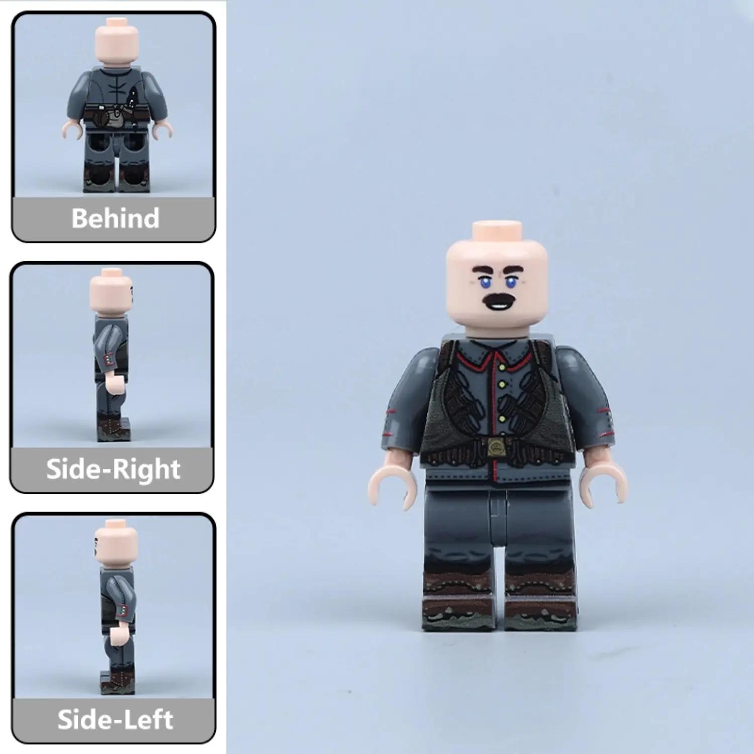 all sides of Imperial German Grenadier WWI - Custom Printed Brick Block Figure All Sides Of Imperial German Grenadier Wwi Custom Printed Brick Block Figure