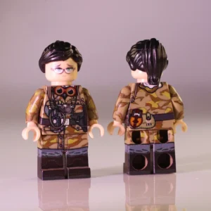 the front and back of Female German War Correspondent Auxiliary Soldier (Helferin) WWII - Custom Printed Brick Block Figure The Front And Back Of Female German War Correspondent Auxiliary Soldier (helferin) Wwii Custom Printed Brick Block Figure